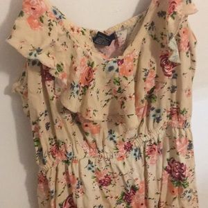 Rue21 Peach Floral Summer Dress